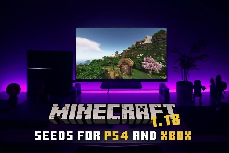 Minecraft 1.18 frø til PS4 og Xbox