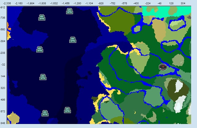 Mehrere Ozean -Denkmäler - Minecraft 1.18 Samen für PS4 und Xbox