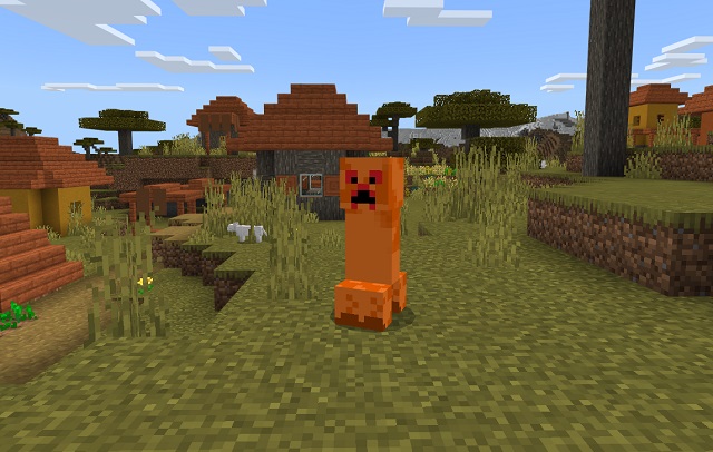New Creeper Texture Pack in Minecraft