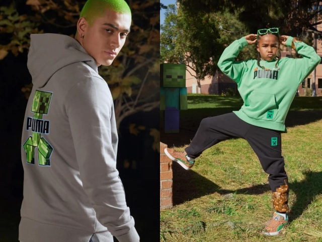 puma x minecraft streetwear collection launched