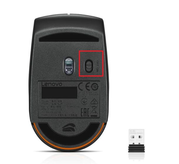 2. Turn on the Mouse (Wireless Mouse)