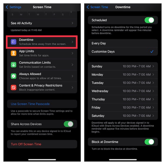 Configurer Les Temps D'Arrêt Sur Iphone Et Ipad