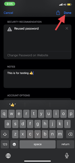 How to Add Notes to iCloud Keychain Entries on iPhone and iPad