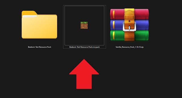 Texture pack as MCPACK file