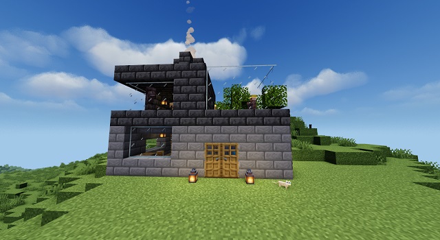 Casa medieval/simple medieval house : Craftxing #minecraft