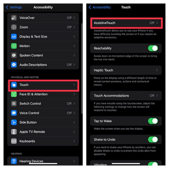 Use AssistiveTouch to take screenshots on iPhone