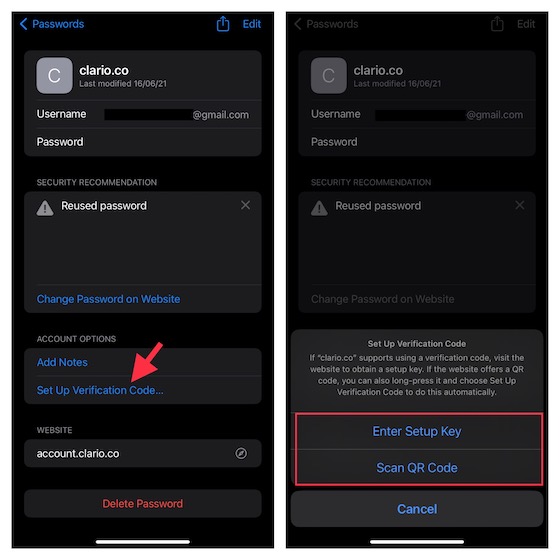 Use Built-In Password Authenticator on iOS and iPadOS