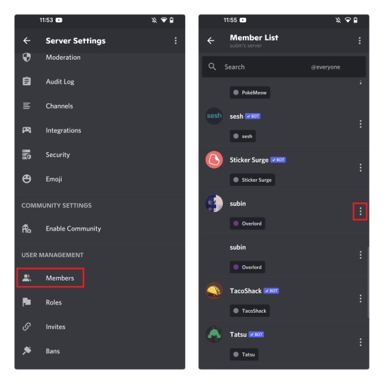 add role to members for sending messages in Discord read only channels