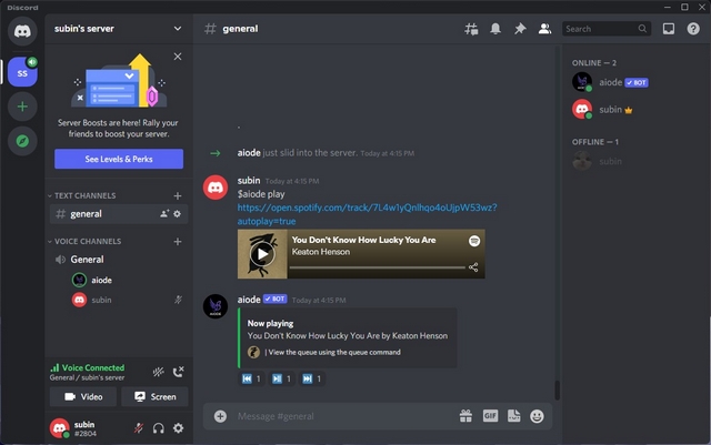 Discord Servers - Music