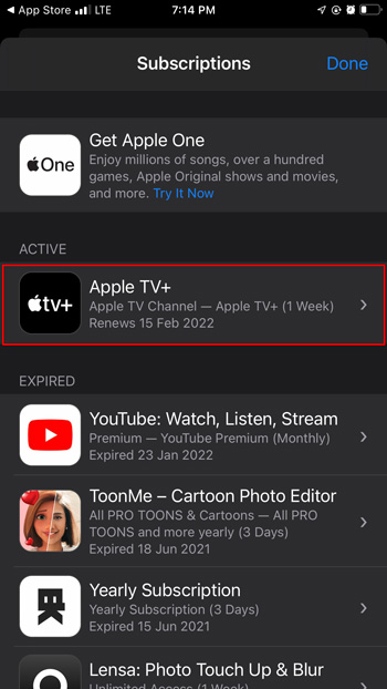 Abonnement Apple Tv+ Actif Sur Iphone