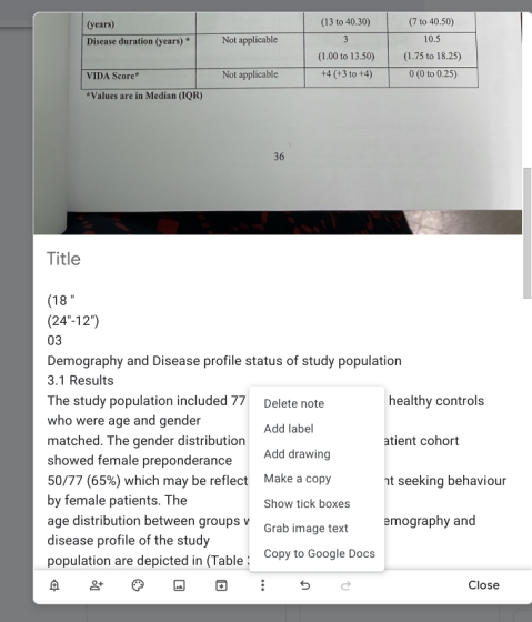 المكافأة: Google Keep و Google Docs