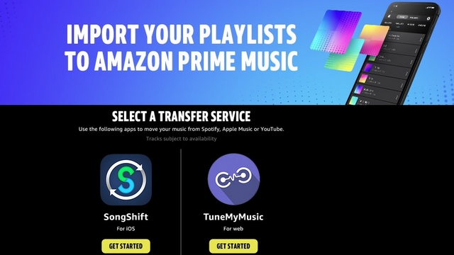 Transfer Spotify Playlist to Amazon Music