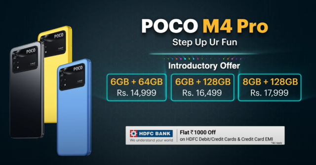 Poco M4 Pro 4G Launched in India; Price Starts at Rs 14,999 | Beebom