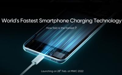 realme fast charging tech MWC 2022
