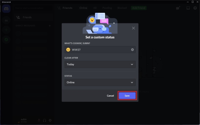 New concept improved status update for Discord (with new Away, Busy and  Playing Game statuses) and Do Not Disturb has changed as setting located in  privacy because it's not really social status 