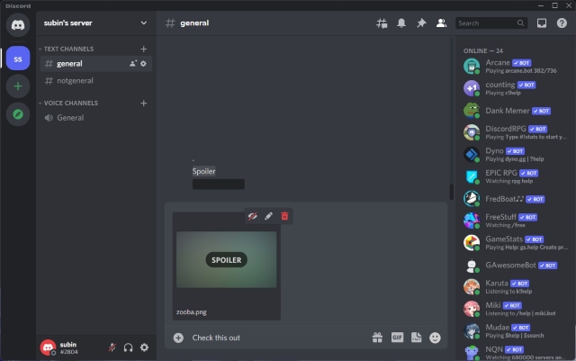 How to Mark Text or Image as Spoiler on Discord (2024) | Beebom