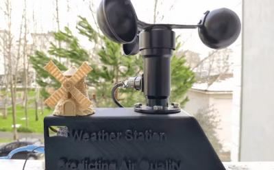 Raspberry Pi Low-Cost Weather Station Predict the AQI