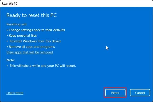 Factory Reset Windows 11 (2022)