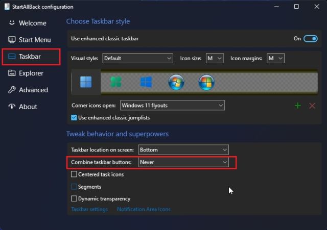 How to Set Windows 11 Taskbar Icons to Never Combine (2022) | Beebom