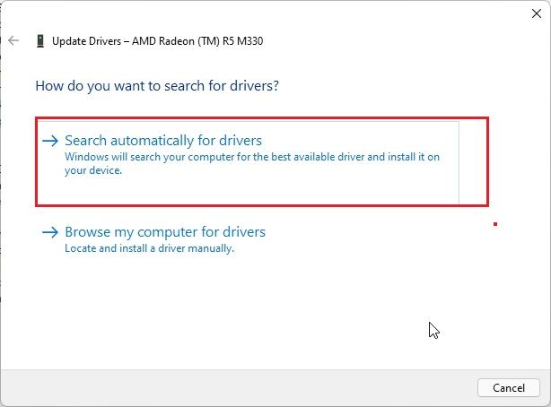 Update Drivers on Windows 11 With Device Manager