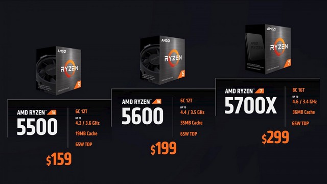AMD Ryzen 5000 series CPUs launched