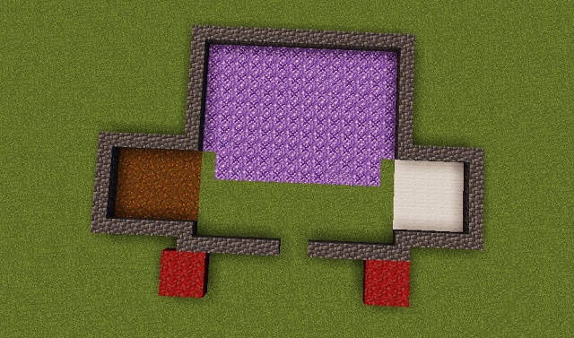 minecraft simple castle blueprints