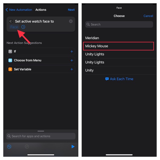 How to Automatically Change Apple Watch Face Based on Time or Place