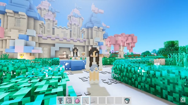Симпатичний замок - ідеї замку Minecraft