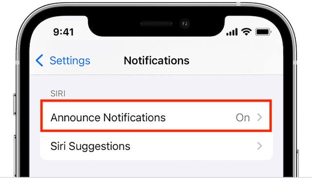 Désactiver Les Notifications D'Annonce De Siri Sur Ios