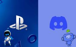 Discord logo with PS4 and PS5 logo cover