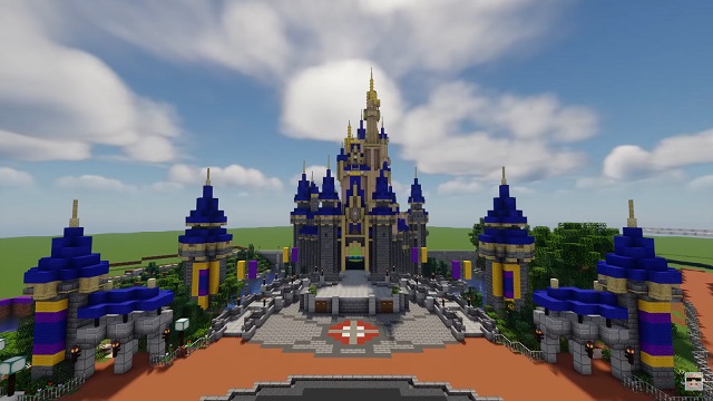 The Minecraft Castle: Google Minecraft