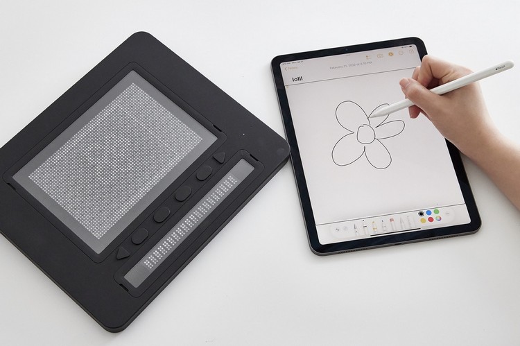 The Dot Pad Is an Advanced Tactile Display That Can Generate Images for the Visually-Impaired