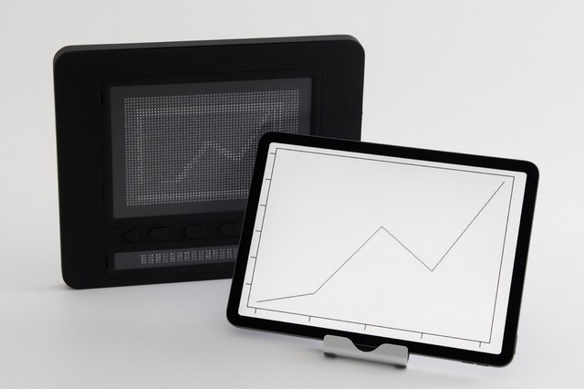 Dot Pad is an advanced tactile display that can produce images for the visually impaired