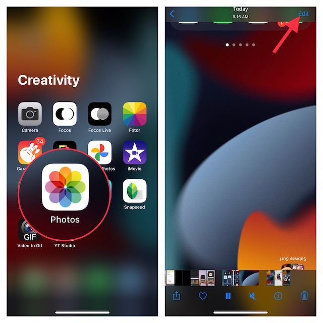 Edit screen recording on iPhone and iPad
