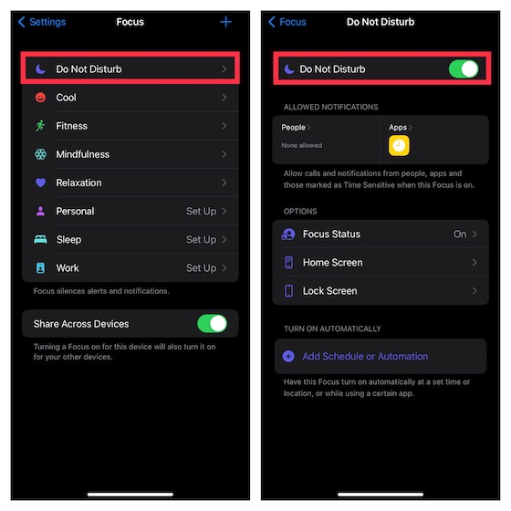 How to Silence Notifications in iPhone (All Methods) | Beebom