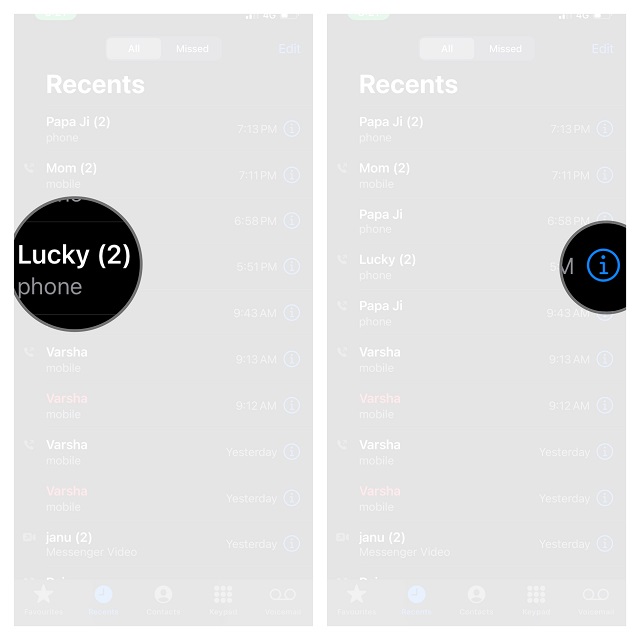 Find Phone Number and Tap Info