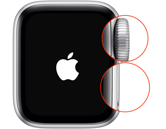 Force restart Apple Watch