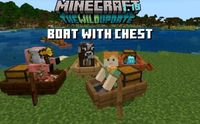 How to Craft and Use Boat with Chest in Minecraft