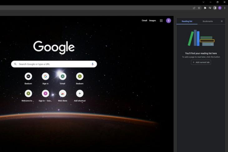 How to Disable Bookmarks Side Panel in Google Chrome
