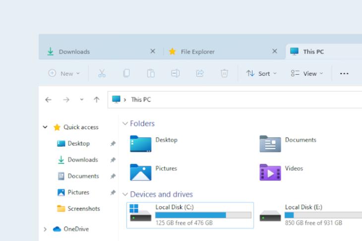 How to Enable Tabs for File Explorer on Windows 11