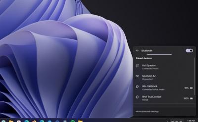 How to Enable the New Bluetooth Menu in Windows 11 Quick Settings