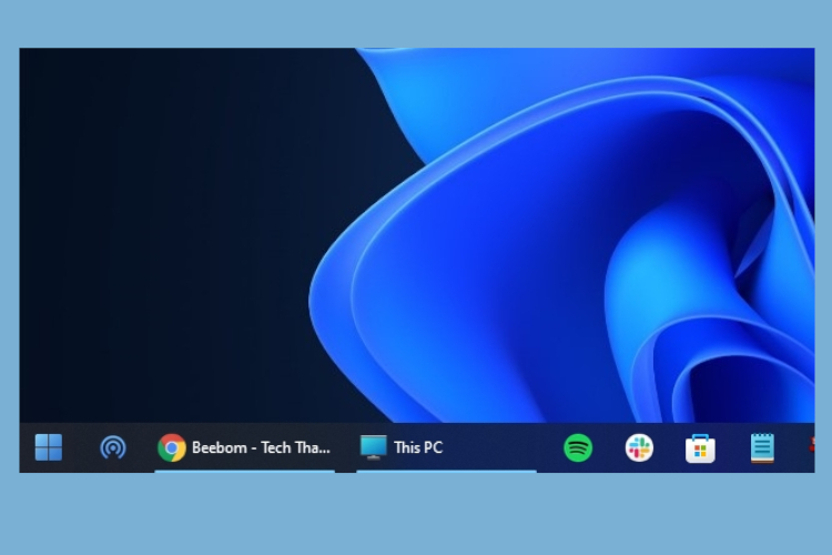 How to Set Windows 11 Taskbar Icons to Never Combine (2022)  Beebom