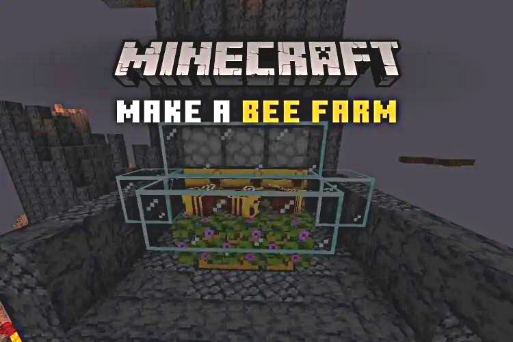 How to Make a Bee Farm in Minecraft 2022 Guide Beebom