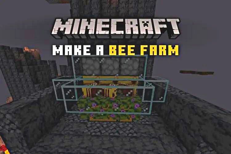 Hur man gör en bi -gård i Minecraft