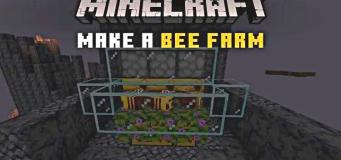 How to make a Bee Farm in Minecraft