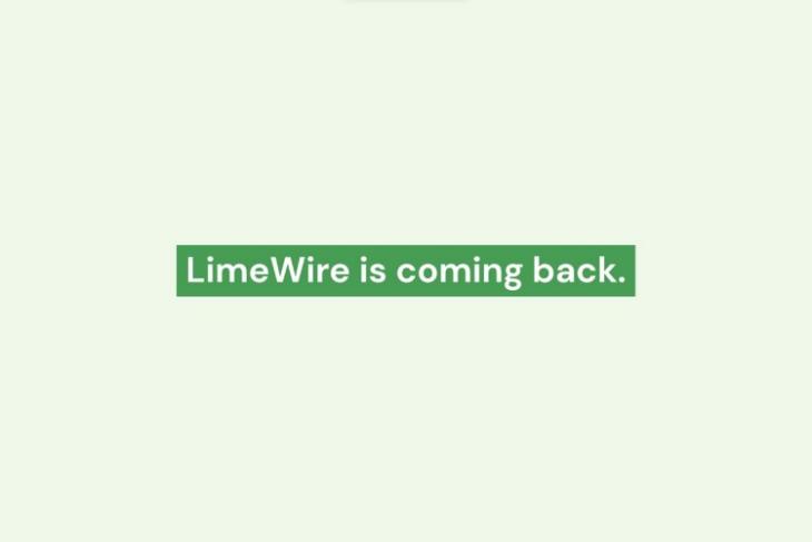 LimeWire timeline feat.