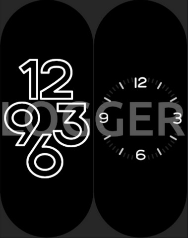 Mi Smart Band 7 watch faces