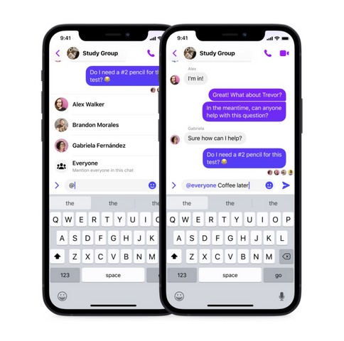 Facebook Messenger @everyone shortcut introduced