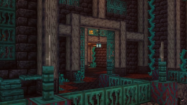 Нідерний базовий замок у Minecraft