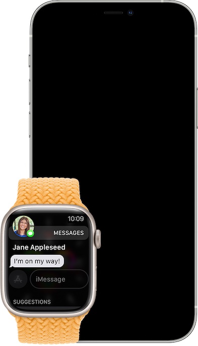 Benachrichtigungen Auf Der Entsperrten Apple Watch